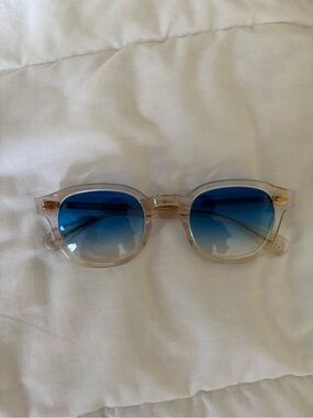 Top Drawer x Ischia Blue Gradient Sunglasses